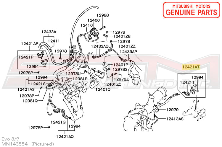 Mitsubishi Boost Control Solenoid - Evo 8/9