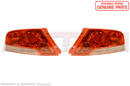 MR583091 MR583092 Mitsubishi Taillights - Evo 7 Red JDM