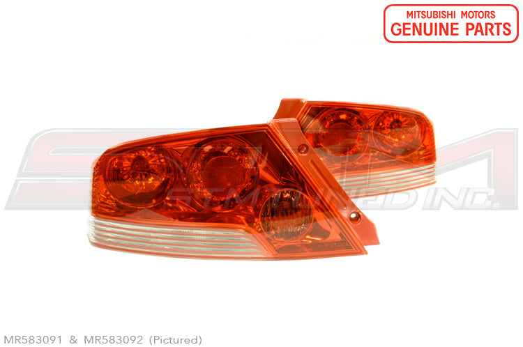 MR583091 MR583092 Mitsubishi Taillights - Evo 7 Red JDM