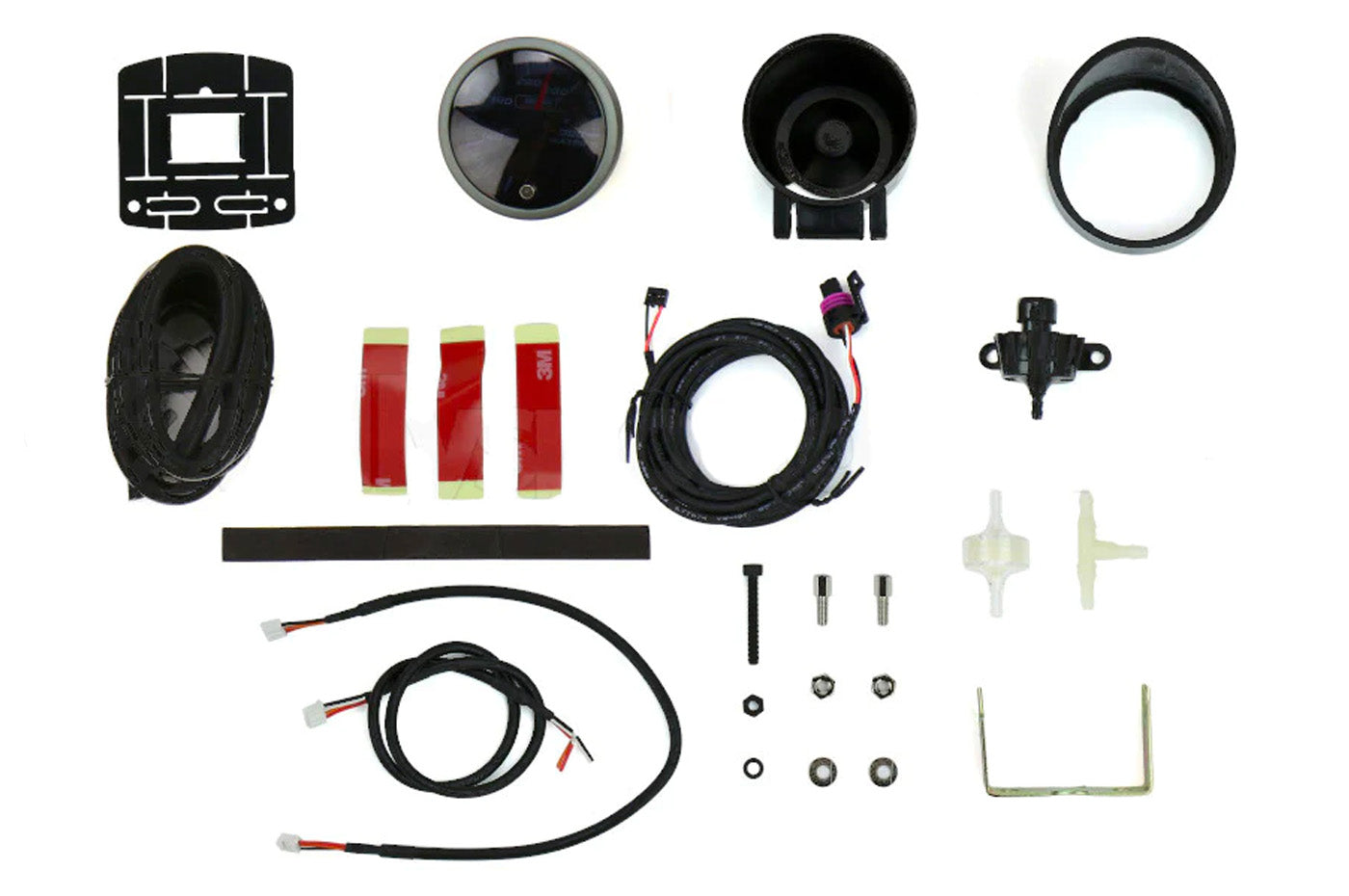 Prosport 52mm JDM Electrical Boost Gauge -30vac to 40 PSI (216JDMBO-R.PSI) included items