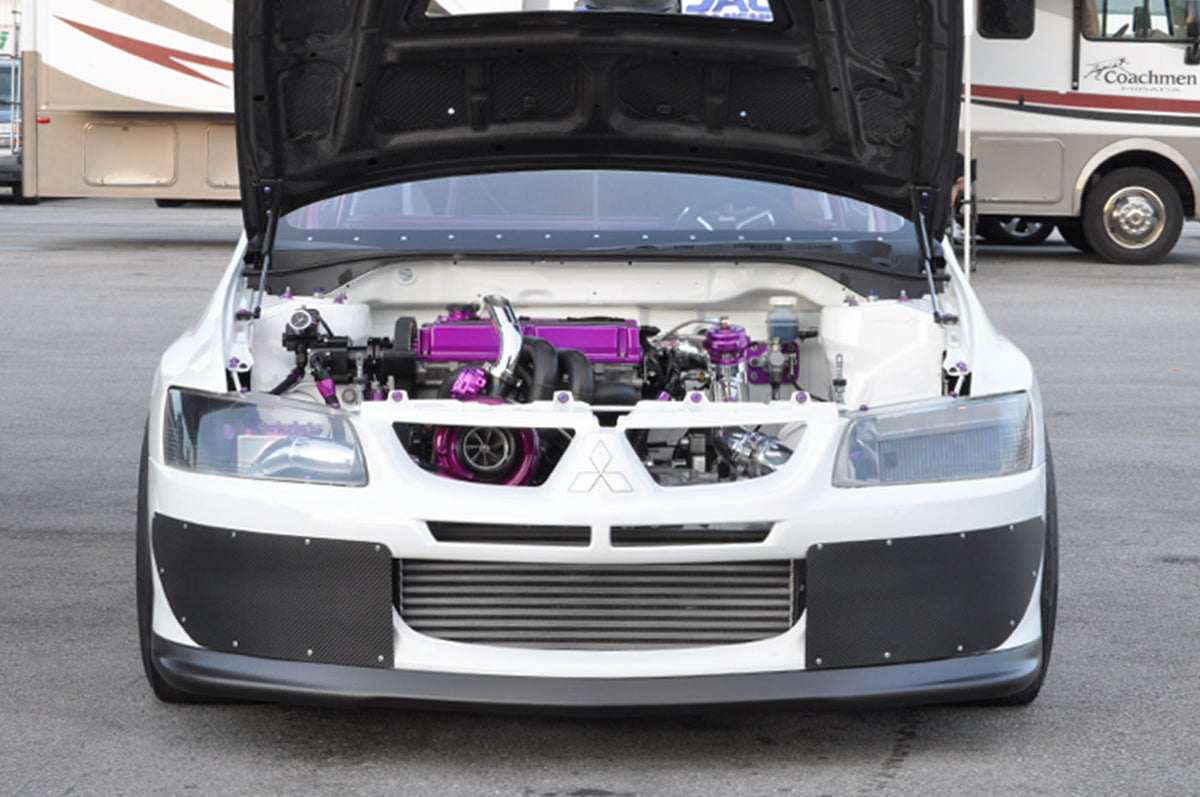 Prosport Carbon Fiber Hood Dampers for Evo 7/8/9 (HD-MITS-EVO-789)