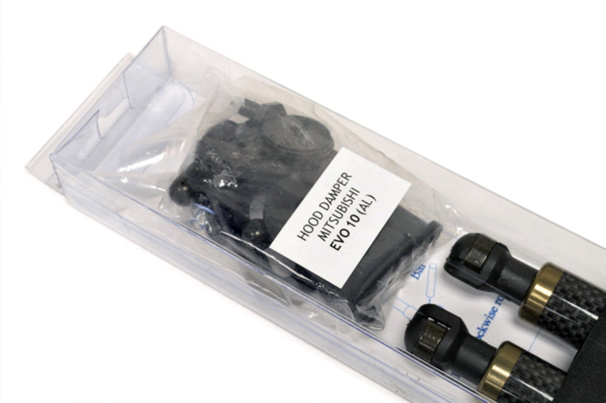Prosport Carbon Fiber Hood Dampers for Evo X (HD-MITS-EVO-10)