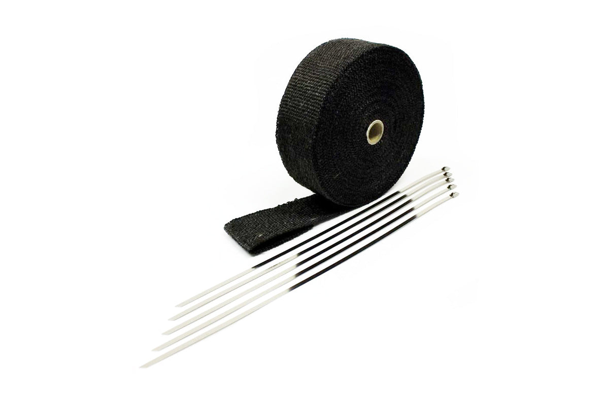 Prosport Header Wrap Black Fiberglass