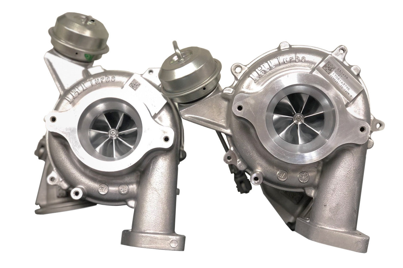 Pure Turbos PURE900 Turbochargers for Ferrari 488 GTB, 488 Pista, and F8. Twin turbo upgrade for F154 V8