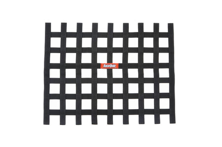 RaceQuip Non-SFI Ribbon Window Net Black (721005)
