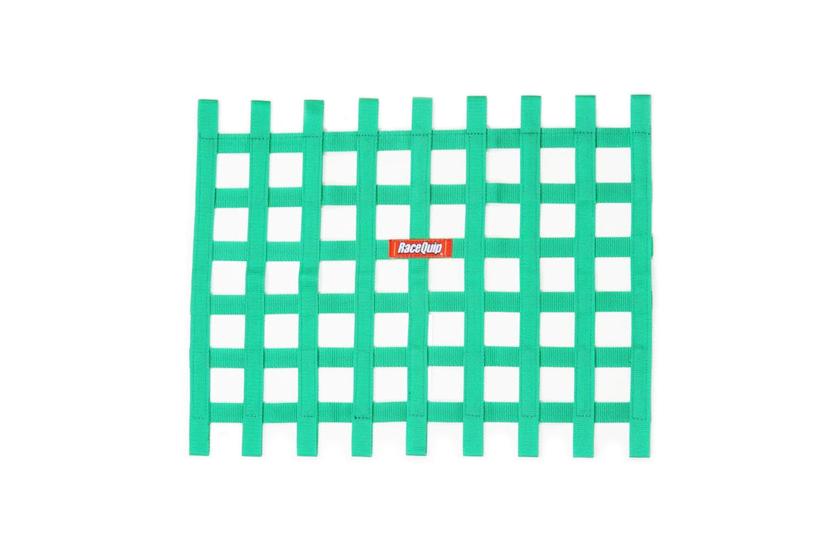 RaceQuip Non-SFI Ribbon Window Net green (721075)