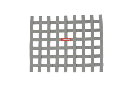 RaceQuip Non-SFI Ribbon Window Net Platinum Grey (721065)