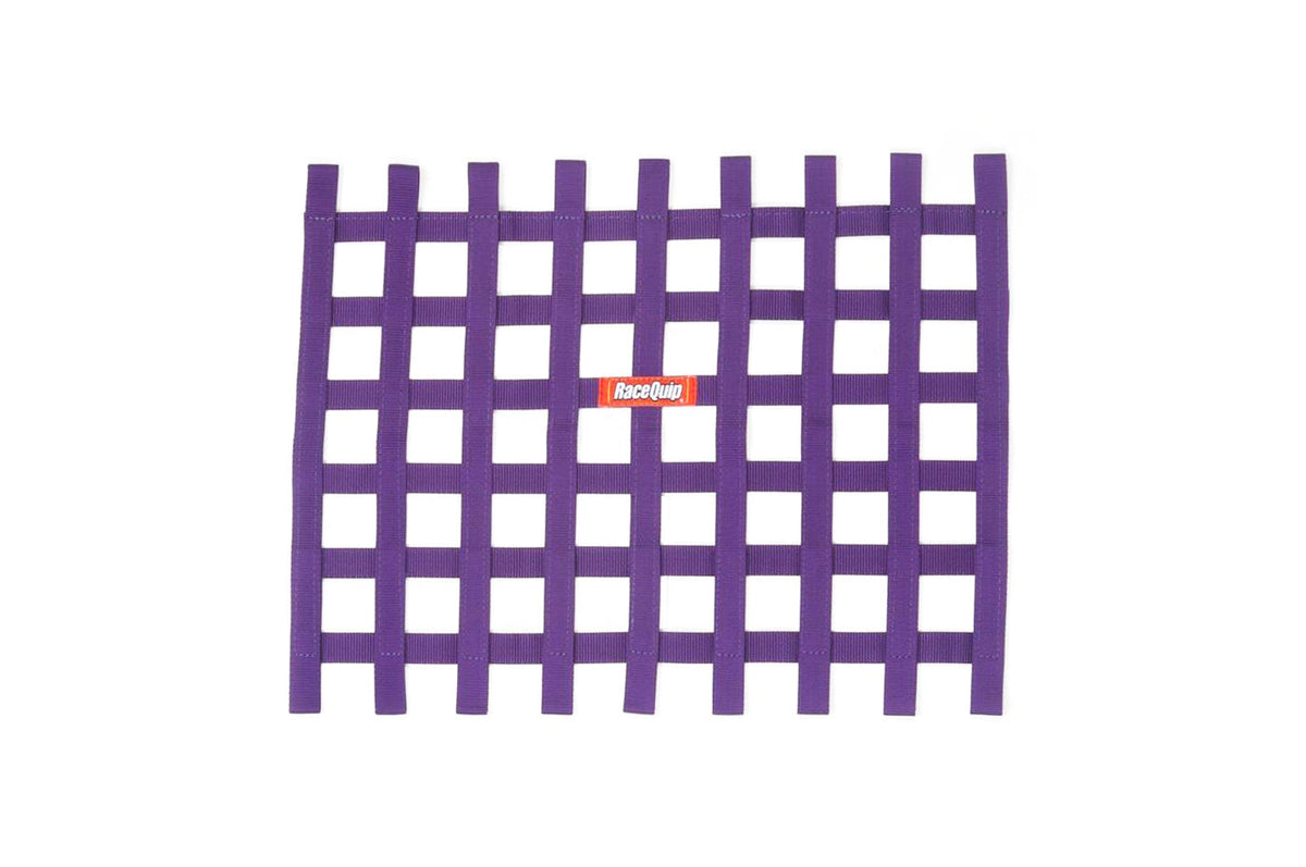 RaceQuip Non-SFI Ribbon Window Net Purple (721055)