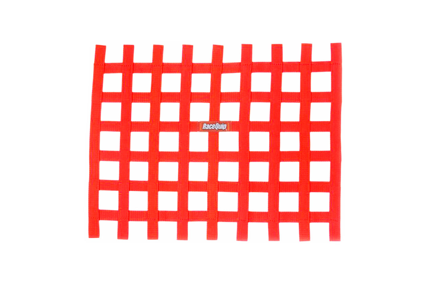 RaceQuip Non-SFI Ribbon Window Net Red (721015)