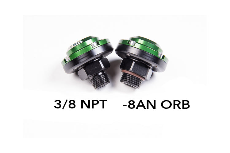 3/8 inch NPT vs 8AN ORB