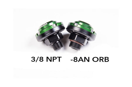 3/8 inch NPT vs 8AN ORB
