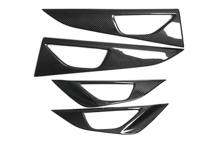 Rexpeed Dry Carbon Interior Door Handle Trim Cover 4 Piece Set for VB 2022+ Subaru WRX (G99)