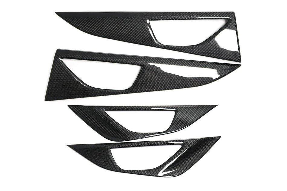Rexpeed Dry Carbon Interior Door Handle Trim Cover 4 Piece Set for VB 2022+ Subaru WRX (G99)