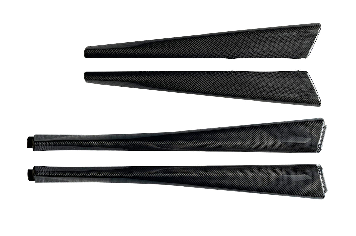 Rexpeed 4 Piece Dry Carbon Front & Rear Inner Door Panel Trim Cover for VB 2022+ Subaru WRX (G107)