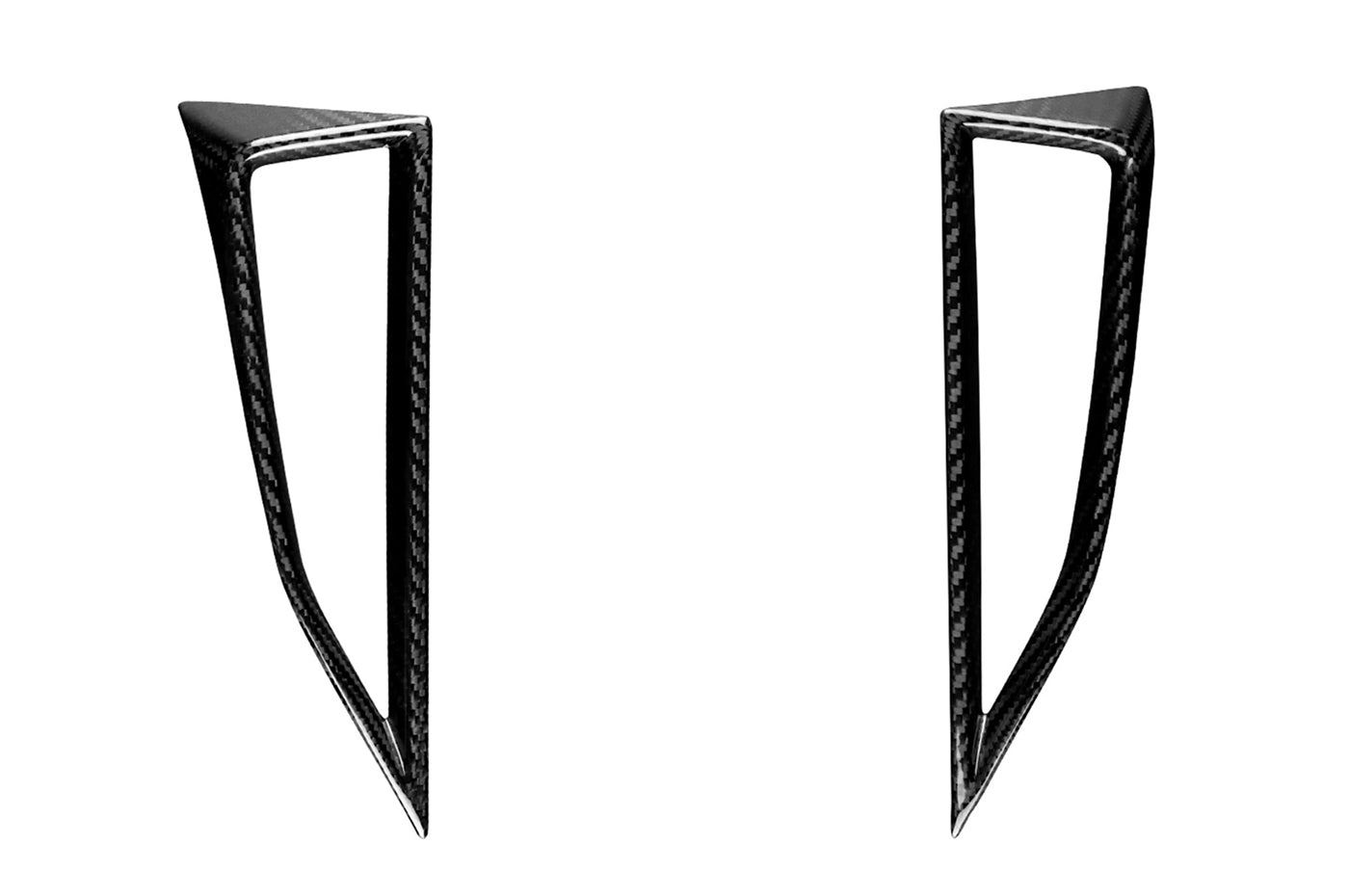 Rexpeed Dry Carbon AC Vent Trim Covers for 2022+ Subaru WRX (G157) Infotainment system carbon surround
