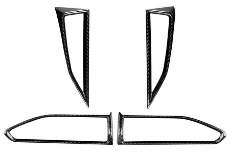 Rexpeed 4 Piece Dry Carbon AC Vent Trim Covers for 2022+ Subaru WRX (G157)