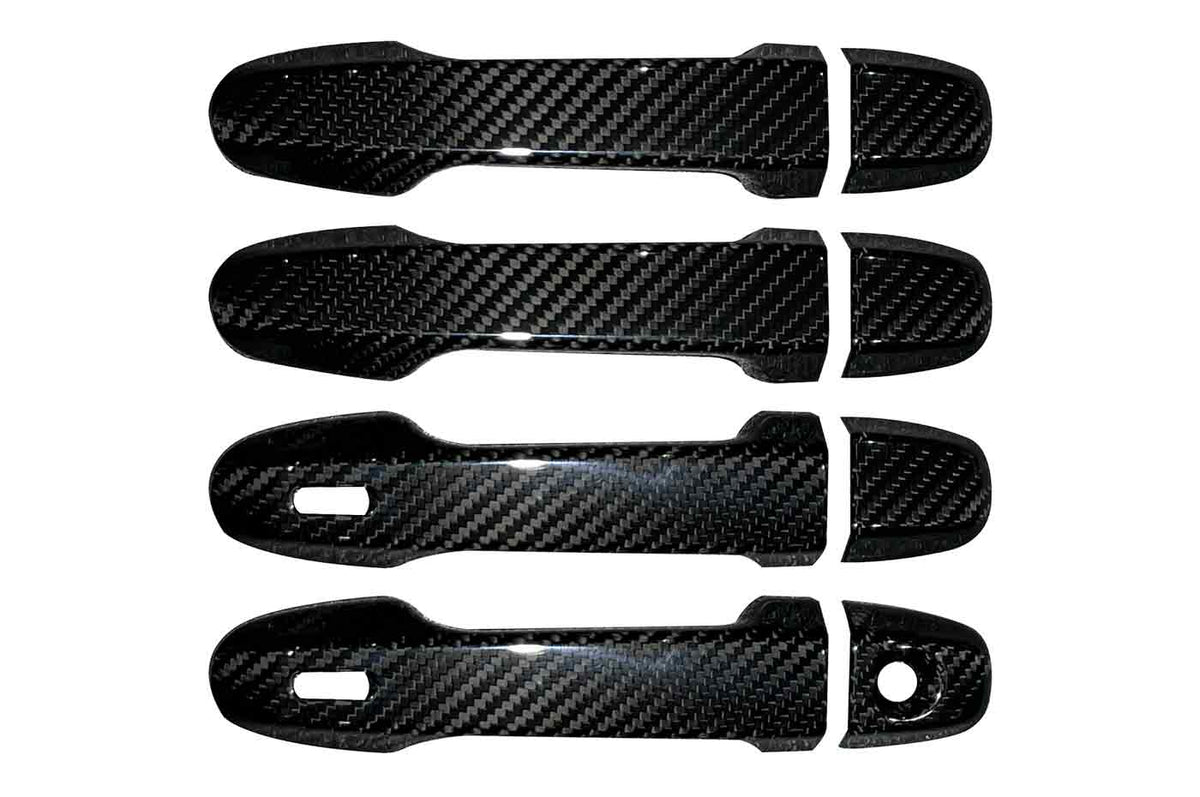 Rexpeed Dry Carbon Fiber Door Handle Covers for VB 2022+ Subaru WRX (G133)