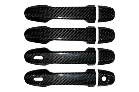 Rexpeed Dry Carbon Fiber Door Handle Covers for VB 2022+ Subaru WRX (G133)