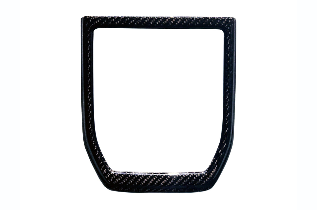 Rexpeed Dry Carbon Fiber Shift Trim Cover for 2022+ VB Subaru WRX (G84) black carbon