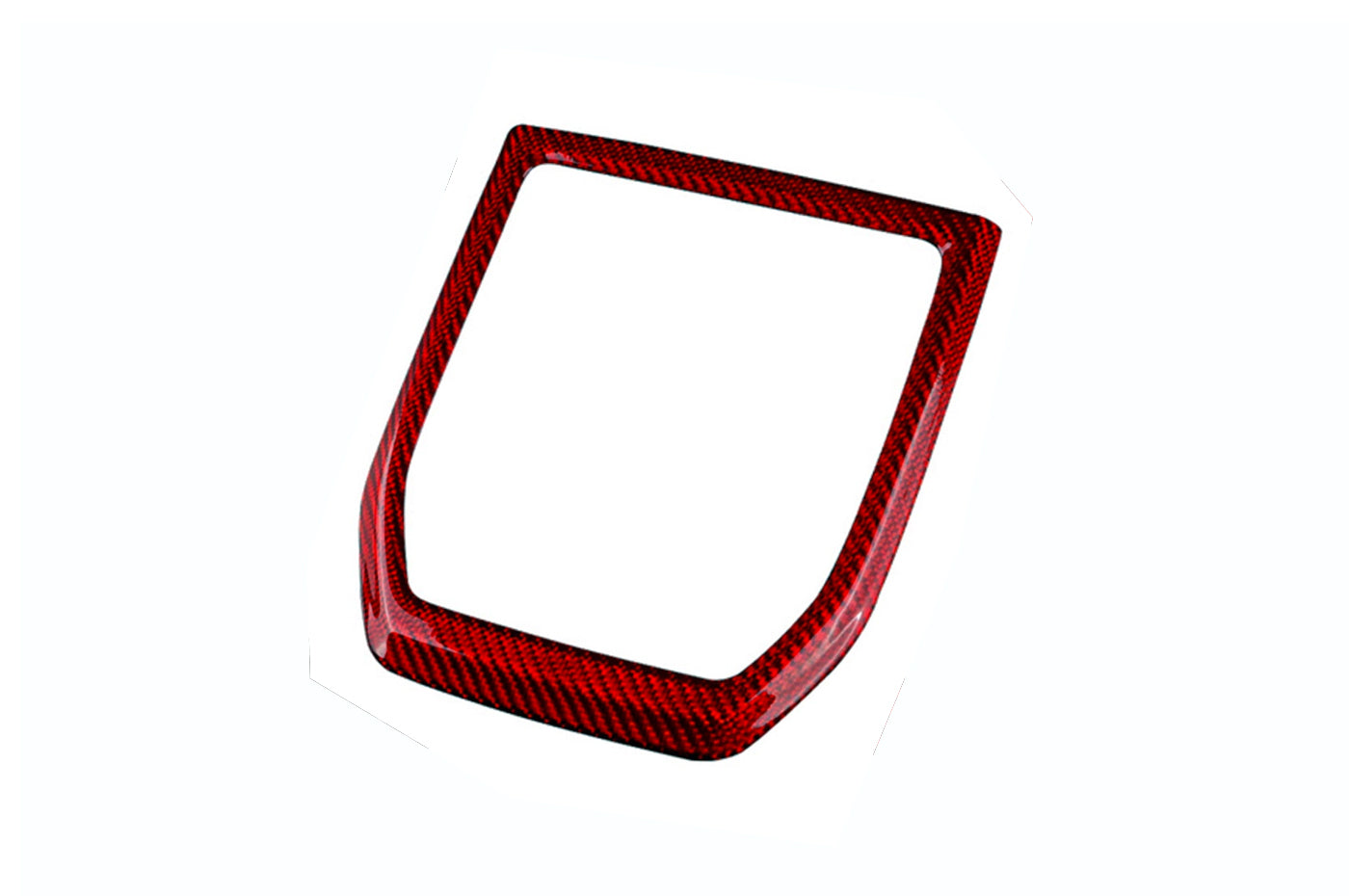 Rexpeed Dry Carbon Fiber Shift Trim Cover for 2022+ VB Subaru WRX (G84) red carbon