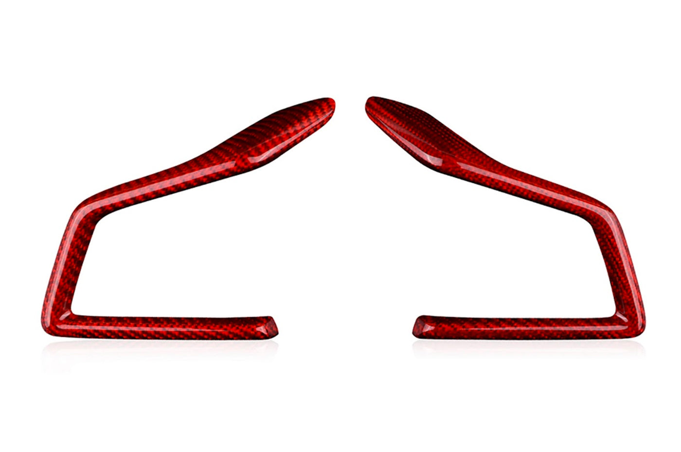 Rexpeed Carbon Fiber Steering Wheel Cover for VB 2022+ WRX (G160R) red carbon