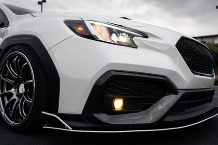 Rexpeed Dry Carbon Front Side Duct Covers VB 2022+ Subaru WRX (G91) installed