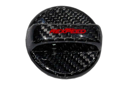 Rexpeed Dry Carbon Fuel Cap Cover for 2015-2021 VA Subaru WRX and 2022+ VB Subaru WRX (G72)