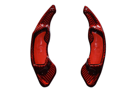 Rexpeed CVT Dry Carbon Shift Paddle Extension for 2022+ Subaru WRX (G138R) red carbon fiber