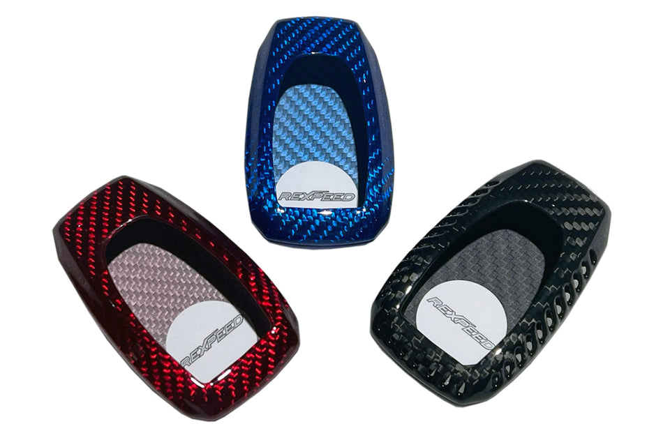 Rexpeed Dry Carbon Key Fob Cover for 2022+ WRX (G136) red blue black carbon fiber