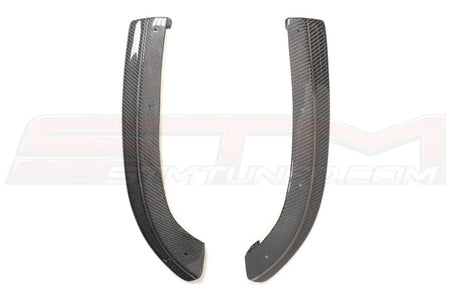 Rexpeed Carbon Fiber Rear Bumper Extensions for Evo 9 JDM