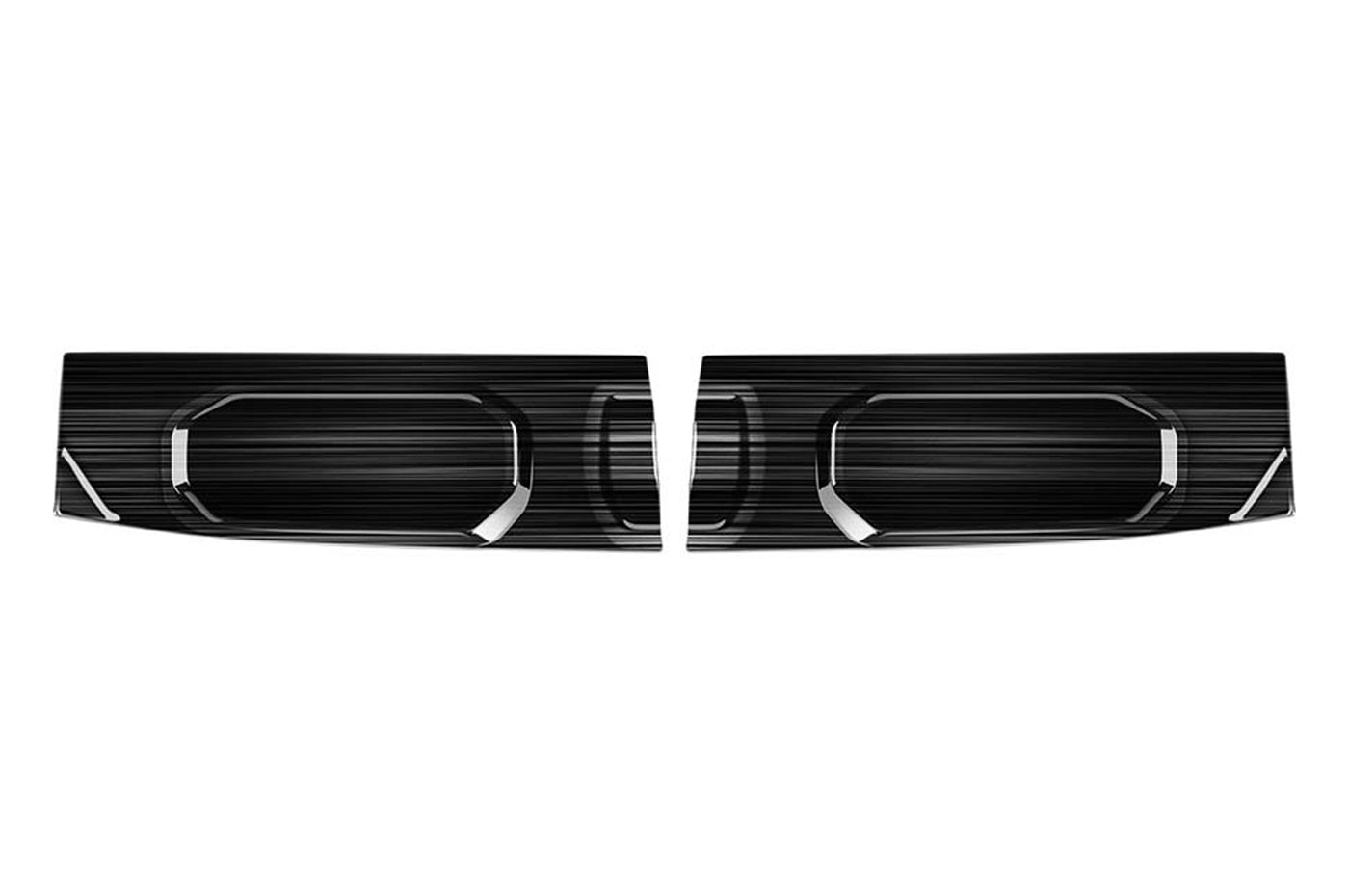 Rexpeed Rear Stainless Steel Bumper Guard Trunk Sill for 2022+ Subaru WRX (G122b) black stainless steel