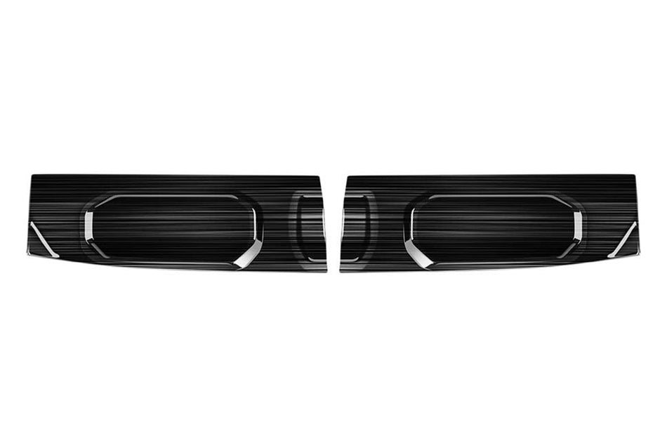 Rexpeed Rear Stainless Steel Bumper Guard Trunk Sill for 2022+ Subaru WRX (G122b) black stainless steel