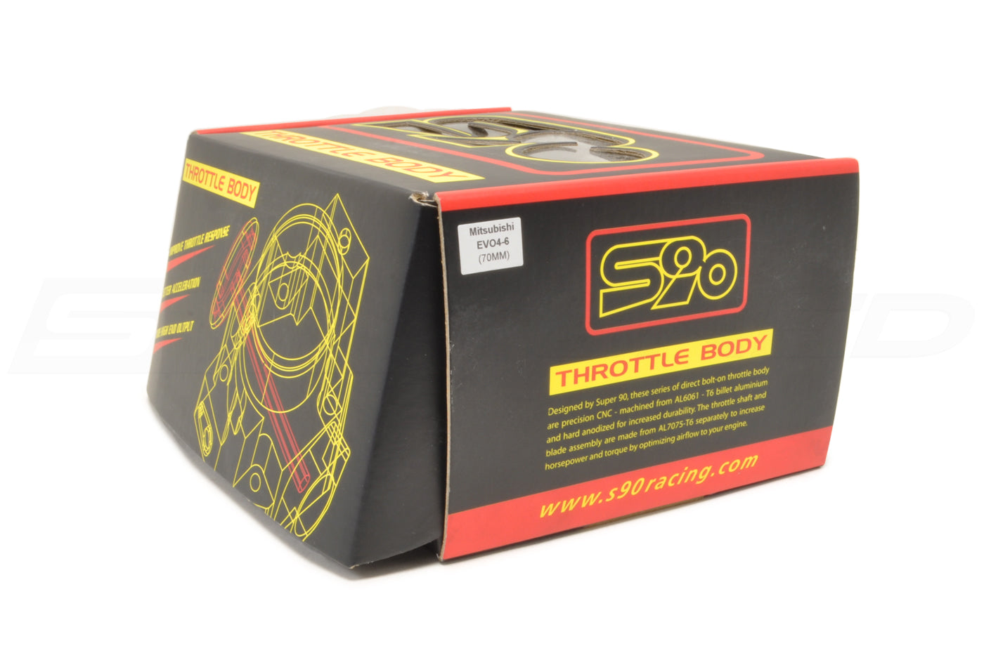 S90 Billet Aluminum Throttle Body for Evo 4/5/6