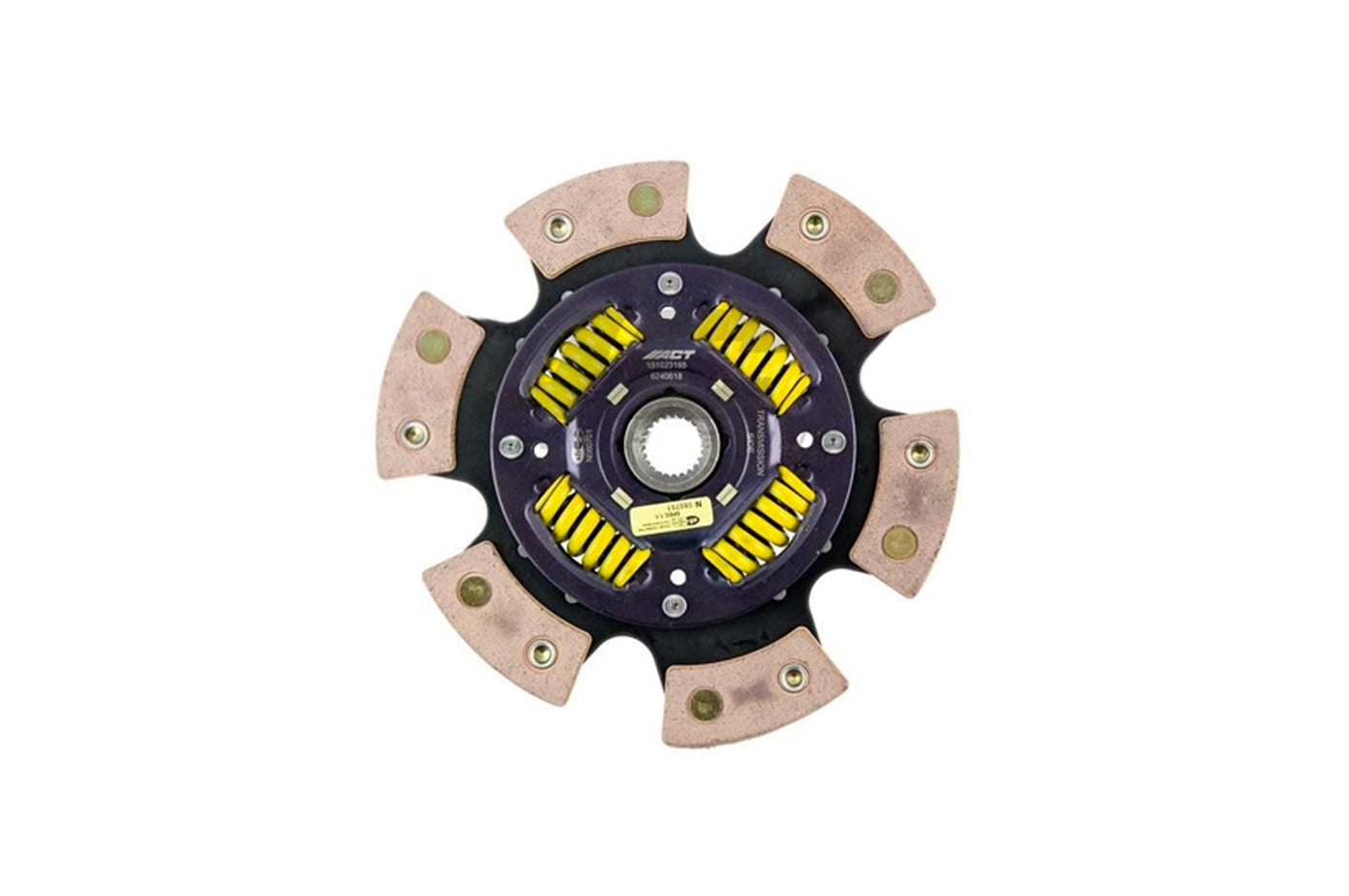 ACT STi SB10 Replacement Disc 6 Pad Sprung (6240618)