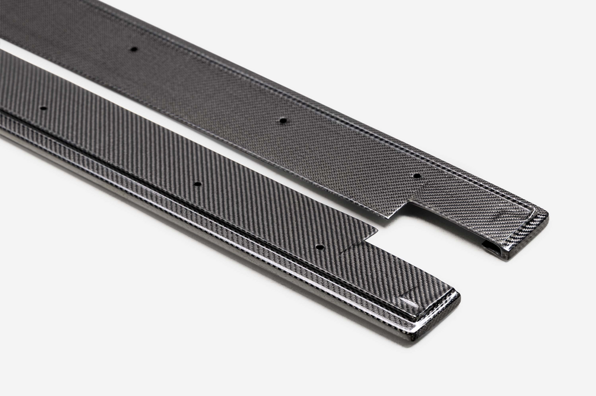 Seibon Carbon Fiber Side Skirts for 2023+ GR Corolla (SS23TYGRCOR-MB)