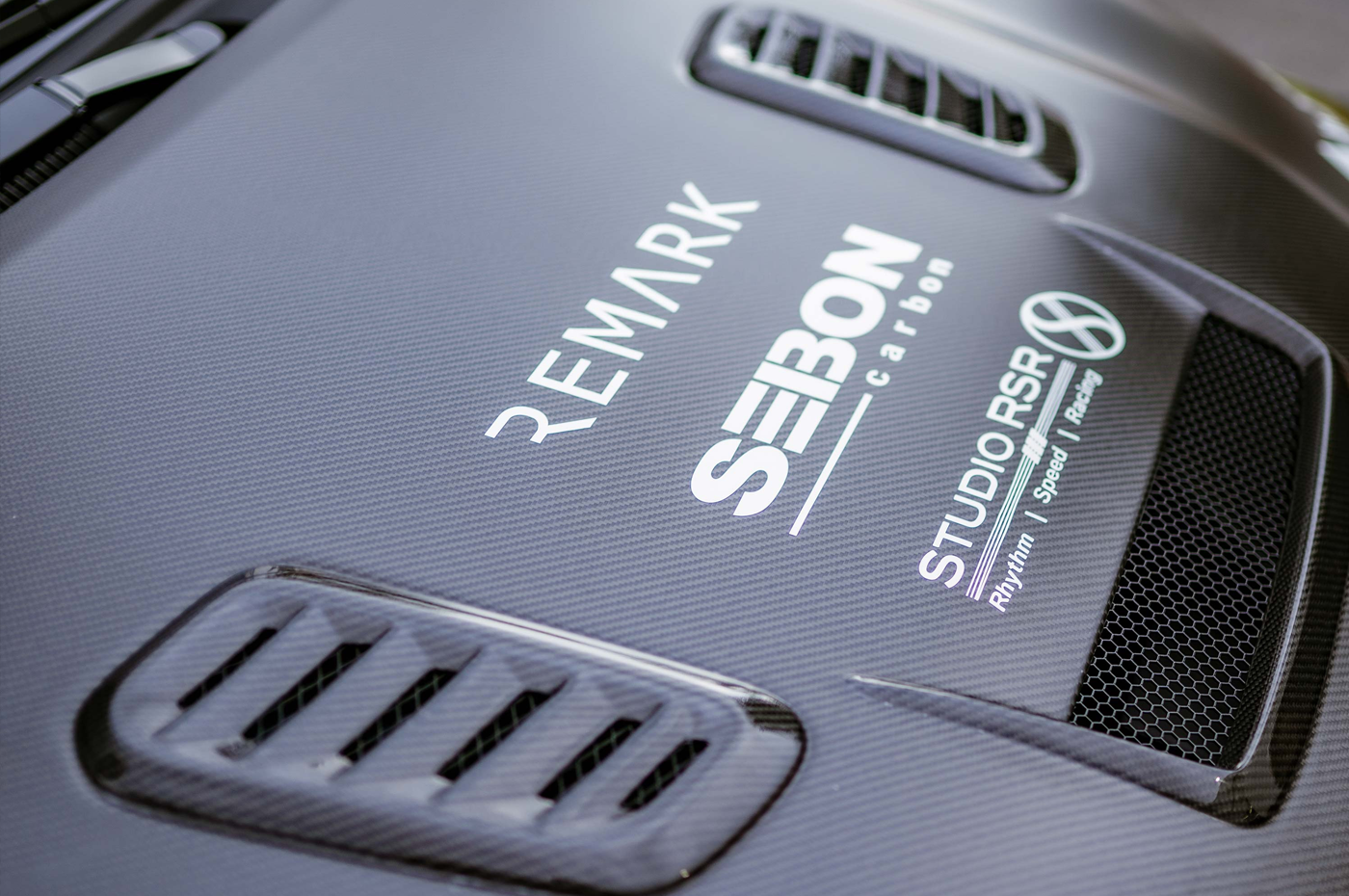Seibon VS-Style Dry Carbon Hood for 2023+ GR Corolla (HD23TYGRCOR-VS) installed