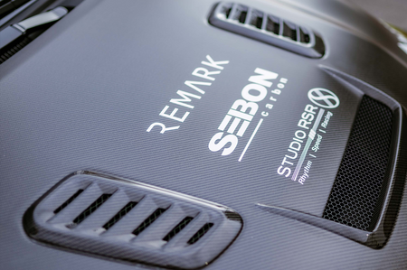 Seibon VS-Style Dry Carbon Hood for 2023+ GR Corolla (HD23TYGRCOR-VS) installed