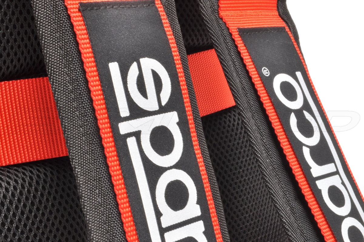 Sparco Stage Backpack (Black/Red 016440NRRS)