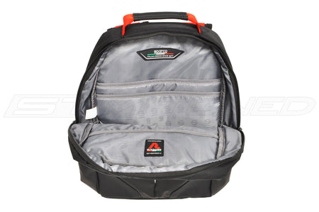 Sparco Stage Backpack (Black/Red 016440NRRS)