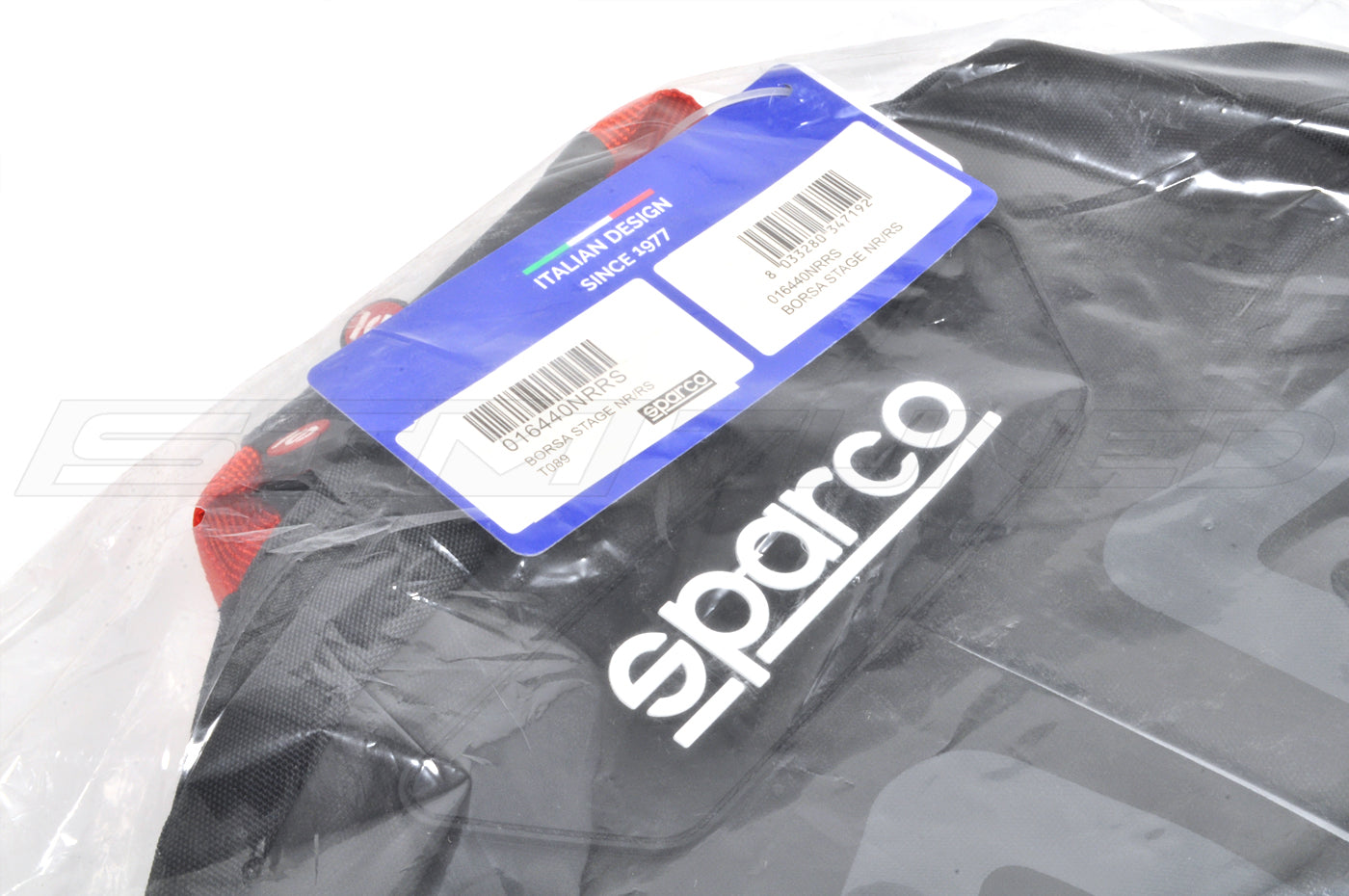 Sparco Stage Backpack (Black/Red 016440NRRS)