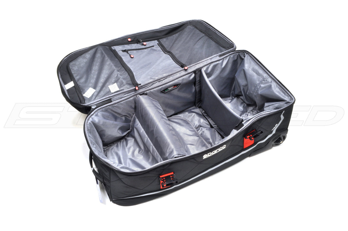 Sparco Tour Racing Travel Bag (Black/Red 016437MRRS)