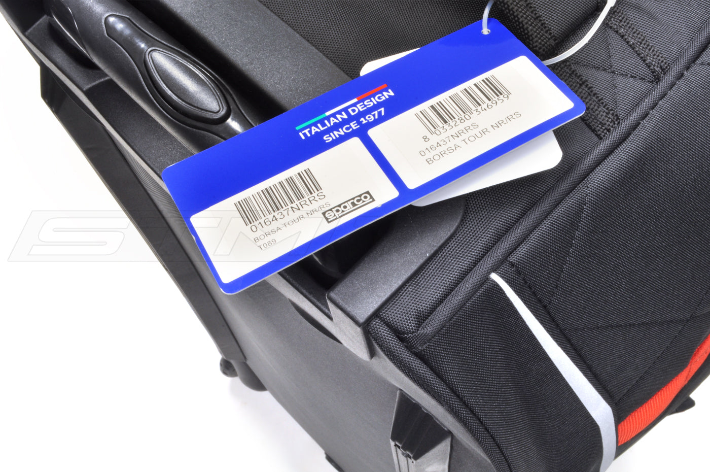 Sparco Tour Racing Travel Bag (Black/Red 016437MRRS)