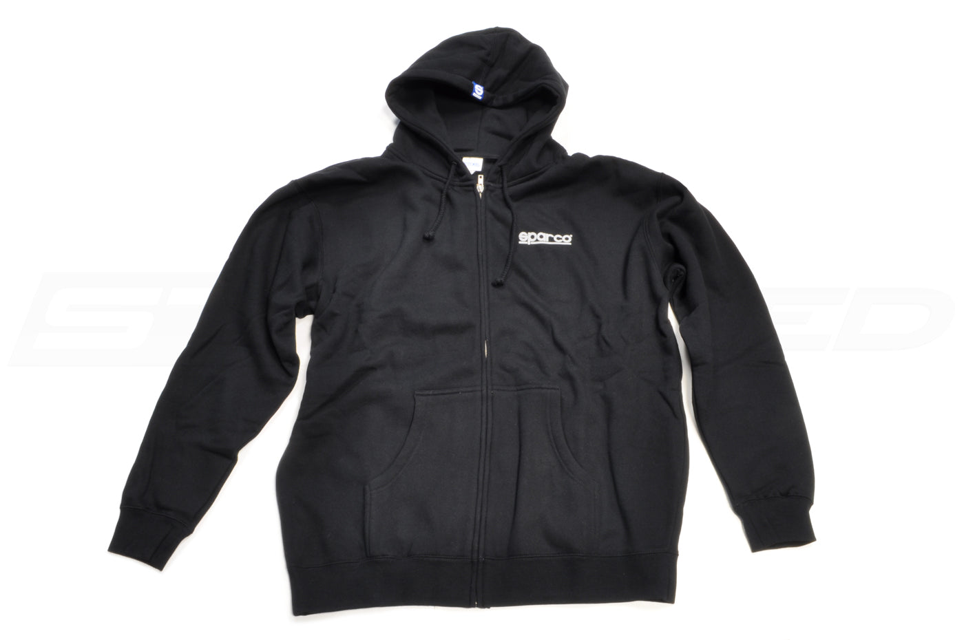 Sparco Black WWW Zip Hoodie (Front)