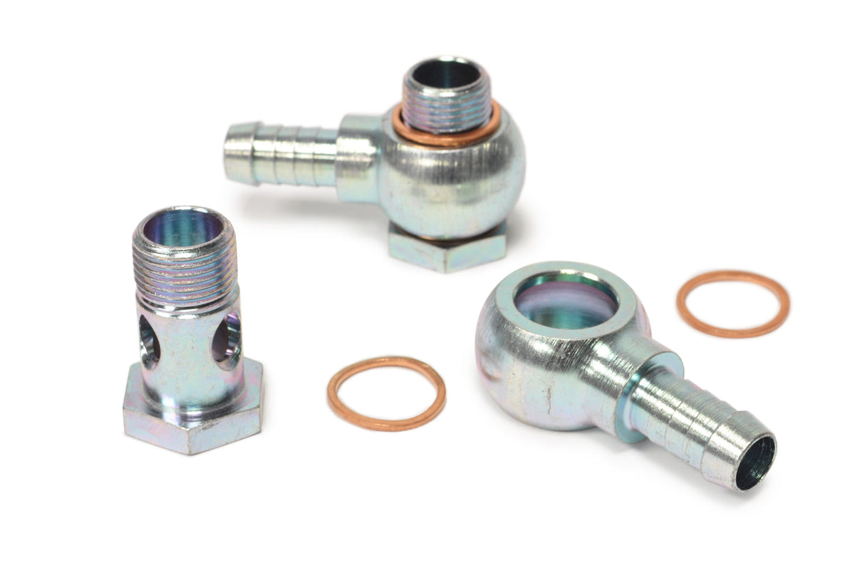 14mm Ball Bearing Turbo Water Line Banjo Bolt Kit