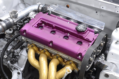 STM Bolt Kit installed on 2G DSM purple valve cover