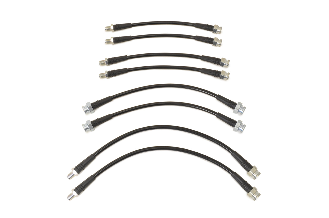 STM Black Brake Lines for 1G DSM AWD