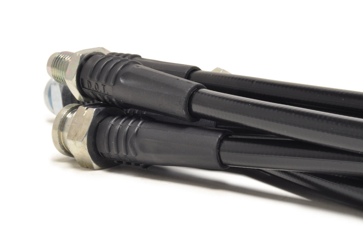 STM Black Brake Lines for 1G DSM AWD