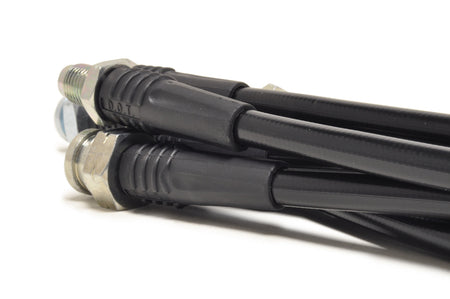 STM Black Brake Lines for 1G DSM AWD