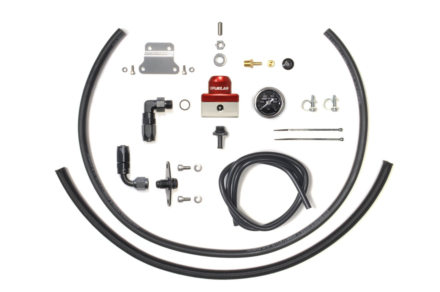 STM 1G DSM Fuel Pressure Regulator Kit with Red Fuelab Mini FPR