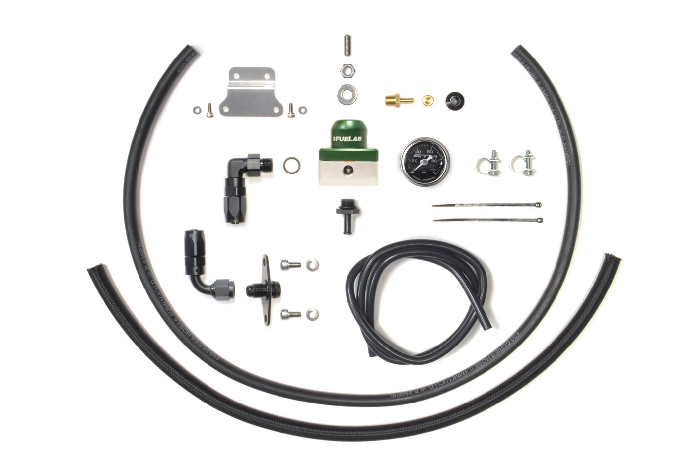 STM 1G DSM Fuel Pressure Regulator Kit with Green Fuelab Mini FPR